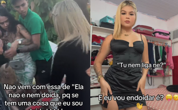 Uma das jovens foi identificada como Patrícia Santos. Foto: Reprodução