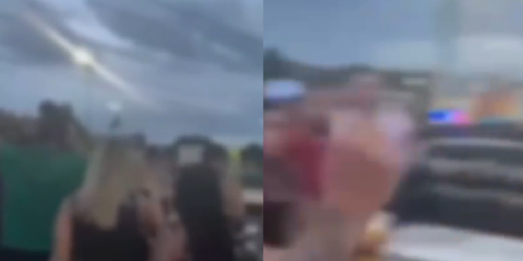 O caso ocorreu num viaduto na Zona Sul de Manaus. Foto: Reprodução