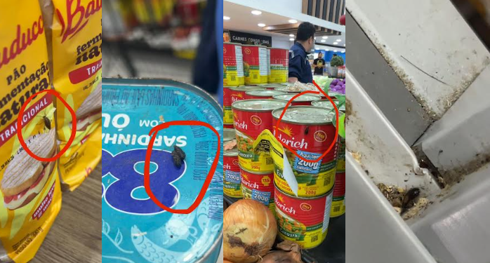 A ação foi motivada por uma denúncia nas redes sociais, que relatava a venda de produtos fora da validade no estabelecimento. Foto: João Pedro Sales/ Procon-AM