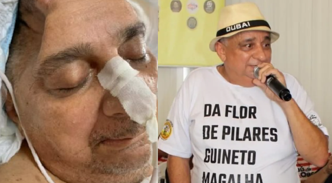 O cantor e compositor está internado desde que sofreu a agressão. Foto: Reprodução