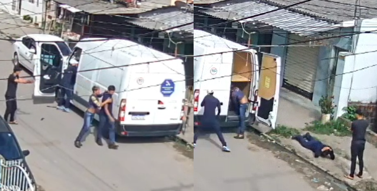 O crime ocorreu em plena luz do dia. Foto: Reprodução