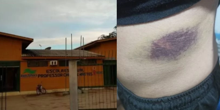 O caso ocorreu na Escola Estadual Professor Chagas Mattos. Foto: Reprodução