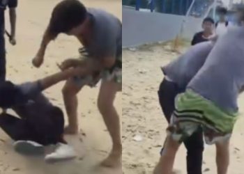 Vídeo mostra br1ga entre estudantes no Novo Israel; um ficou sangr4nd0