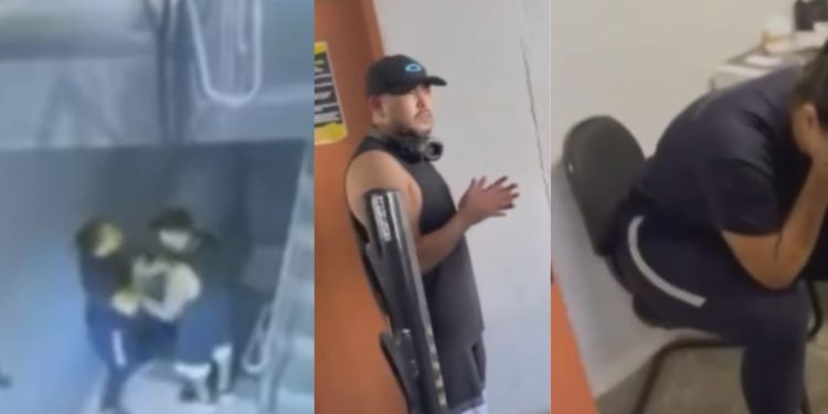 Vídeo: Homem é preso após invadir academia no Tarumã e perseguir personal