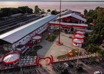 Amazonastur convida turistas a vivenciar a emoção do 58º Festival de Parintins nos espaços  antes da festa. Foto: Lucas Silva/ Amazonastur