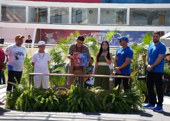 Sorteio definiu a ordem das apresentações dos bois; Caprichoso busca o tetracampeonato e Garantido aposta no 'Boi do Povão'. Foto: Aguilar Abecassis/Secretaria de Estado de Cultura e Economia Criativa