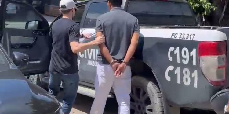 A vítima foi violentamente agredida e atingida com um golpe de faca. Foto: Reprodução/PC-AM