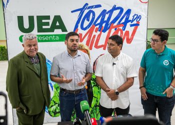 Comandado por Cunha, o programa será transmitido, ao vivo, da praça da Catedral, em Parintins, nos dias 27, 28 e 29 de junho. Foto: Divulgação