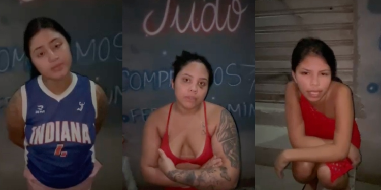 As três foram presas nesta quarta-feira (11). Foto: Reprodução