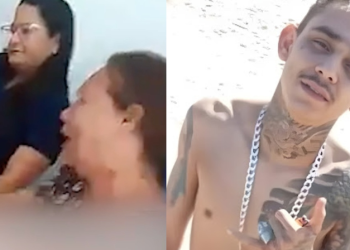 O homem foi morto a tiros. Foto: Reprodução