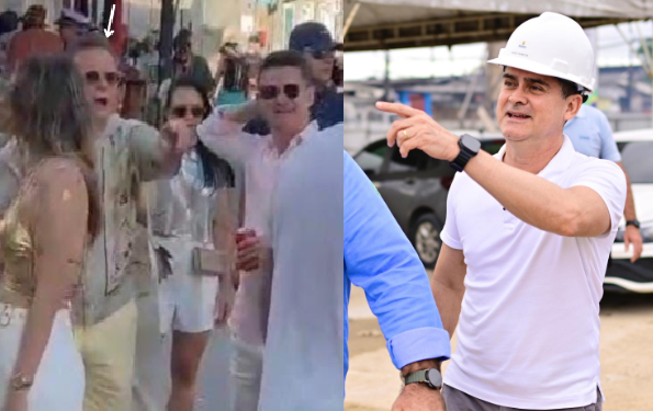 Paulo Montenegro e o prefeito estiveram juntos em viagem luxuosa. Foto: Reprodução