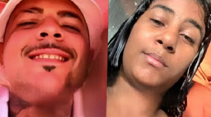 Anderson da Silva Lopes, de 25 anos, e Maria Eduarda de Souza Albino, de 16 anos, foram executados a tiros. Foto: Reprodução