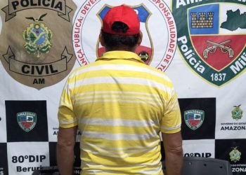 O homem foi preso preventivamente. Foto: Divulgação/PC-AM