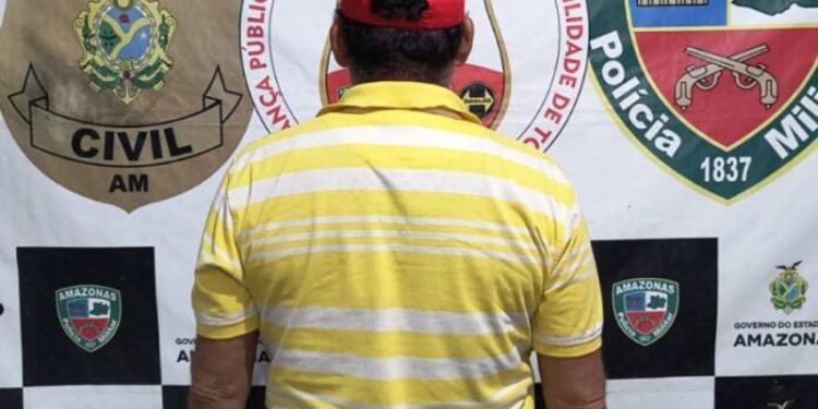 O homem foi preso preventivamente. Foto: Divulgação/PC-AM