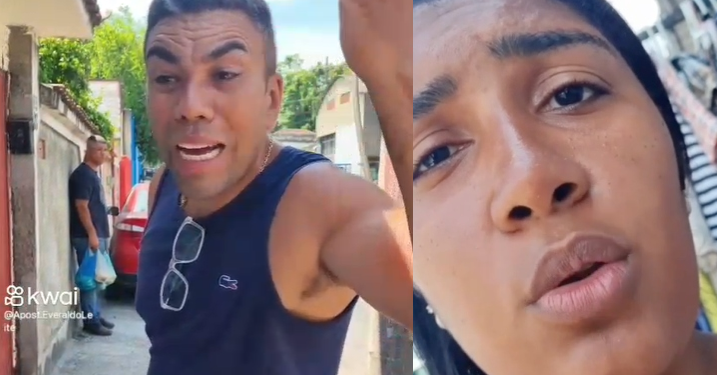 O pastor insiste e ameaça retirar o cargo de missionária da mulher. Foto: Reprodução