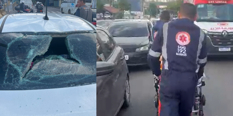 Os jovens foram socorridos. Foto: Reprodução