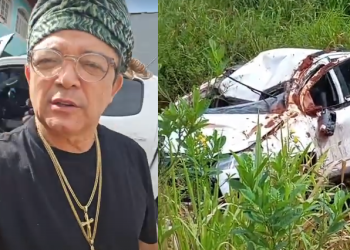 O acidente ocorreu na manhã desta quinta-feira (26). Foto: Reprodução