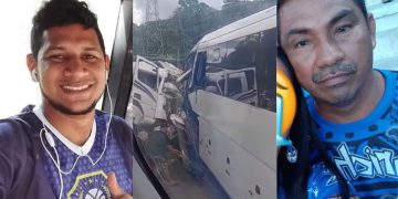 Motoristas de caçamba e ônibus que colidiram na AM-010 não resistem e m0rr3m