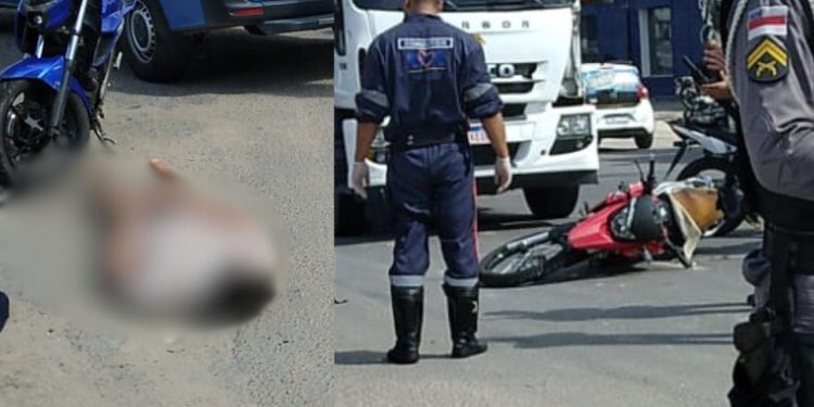 Motociclista foge de blitz no Armando Mendes e causa acid3nte