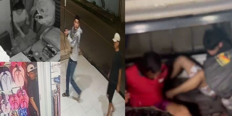 Vídeos: Quadrilha responsável por diversos roubos em Manaus é capturada pela Rocam