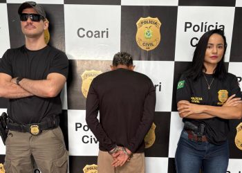 O homem deu diversos socos na barriga da vítima. Foto: Divugação/PC-AM