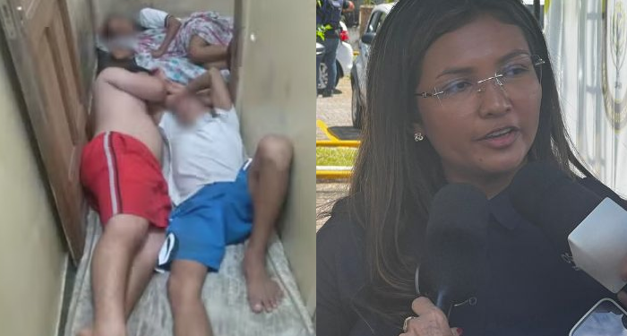 Batalha mencionou que a mulher é investigada pelo assassinato de uma adolescente em Manaus e alegadamente se declara integrante de facção criminosa. Foto: Reprodução