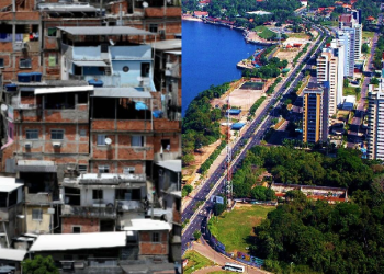 A cidade possui contrastes, potência econômica, mas a qualidade de vida não é a mesma para todos. Foto: Reprodução