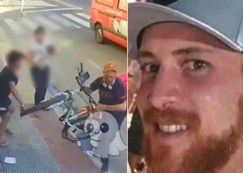 As câmeras de segurança registraram toda a cena. Foto: Reprodução