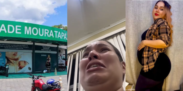 Jéssica Araújo foi informada que o bebê estava morto, mas em outra maternidade descobriu que ele estava vivo. Foto: Reprodução