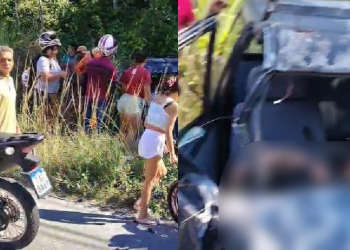 O acidente ocorreu na tarde deste sábado (12). Foto: Reprodução