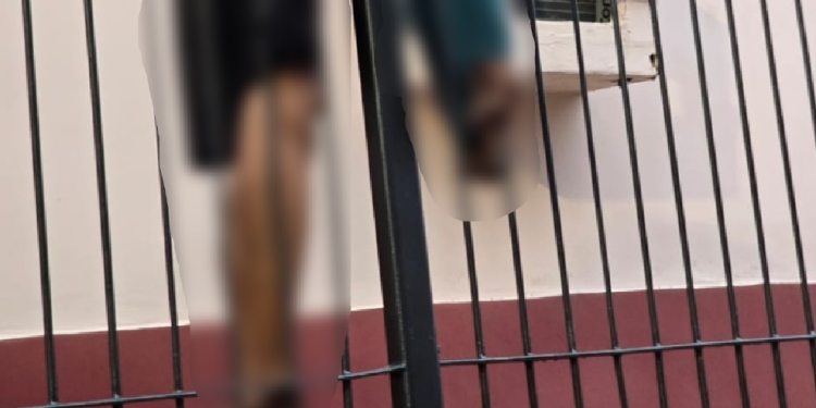 O corpo foi retirado na manhã deste domingo (20). Foto: Divulgação