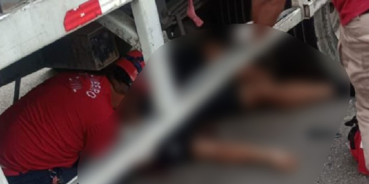 Testemunhas relataram que o condutor da motocicleta perdeu o controle da direção. Foto: Reprodução