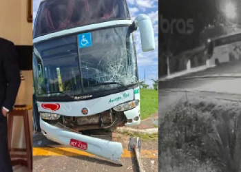 As imagens confirmam que Ubirajara, que caminhava pelo local por volta das 5h, não teve tempo de reagir. Foto: Reprodução