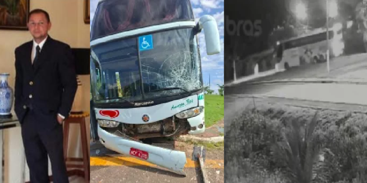 As imagens confirmam que Ubirajara, que caminhava pelo local por volta das 5h, não teve tempo de reagir. Foto: Reprodução