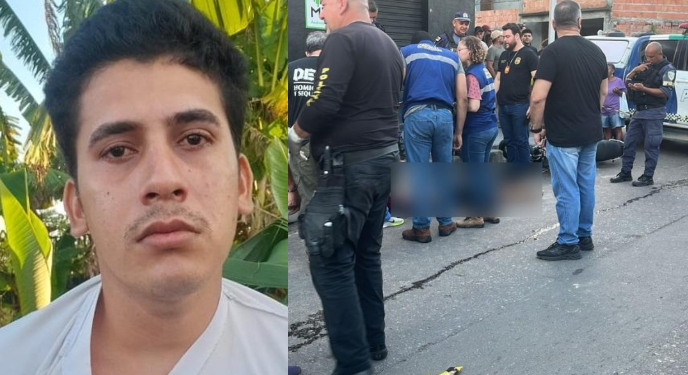 O autor do crime, Luís Henrique, vulgo “Zeca”, foi localizado e preso na noite desta segunda-feira (30). Foto: Divulgação