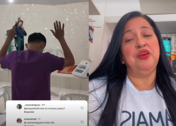 Elisângela continua expondo o maridão. Foto: Reprodução