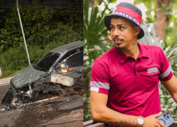 O acidente ocorreu na noite deste sábado (19). Foto: Reprodução
