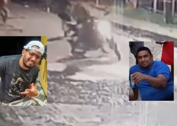 Vaza imagens que mostram agressã0 que termin0u em tir0s e fac4das em Tefé