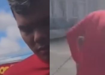 Vídeo: Motociclista de app corre atrás passageiro que pegou 'nas suas partes' durante corrida em Manaus