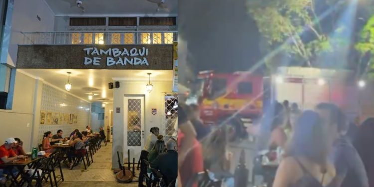 Princípio de incêndio atinge restaurante Tambaqui de Banda no Centro de Manaus