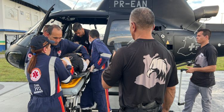A ação foi registrada nas proximidades do município de Careiro da Castanho. Foto: Victor Levy/SSP-AM
