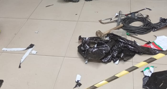 O acidente ocorreu na madrugada deste sábado (23). Foto: Reprodução