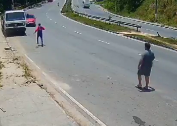 O acidente ocorreu nesta segunda-feira (25). Foto: Reprodução