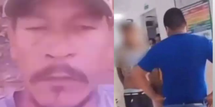 O homem jura que não tinha nada introduzido nele. Foto: Reprodução