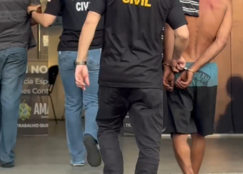 O homem foi preso e a mulher e a filha resgatadas do local. Foto: Reprodução