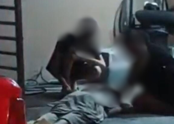 O crime ocorreu dentro da garagem da residência onde a vítima morava com parentes. Foto: Reprodução