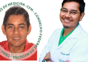 Israelson Taveira Batista  tinha conhecimento de que Gabriel não era formado, diz polícia. Foto: Reprodução