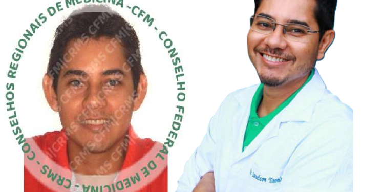 Israelson Taveira Batista tinha conhecimento de que Gabriel não era formado, diz polícia. Foto: Reprodução