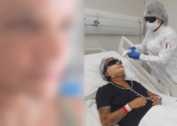 A imagem, compartilhada em suas redes sociais, marca uma nova fase em sua recuperação. Foto: Divulgação