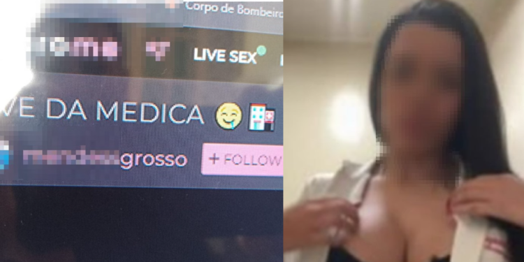 Apesar de manter o anonimato durante as transmissões, a mulher já foi identificada como ex-funcionária do Instituto Nacional de Tecnologia e Saúde (INTS). Foto: Reprodução